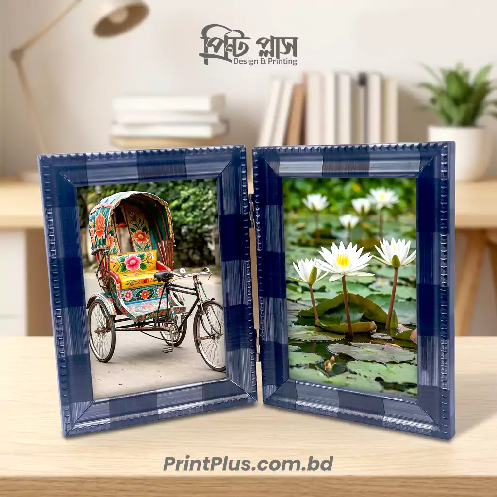 Custom Desk Table Photo Frame with Personalized Photo